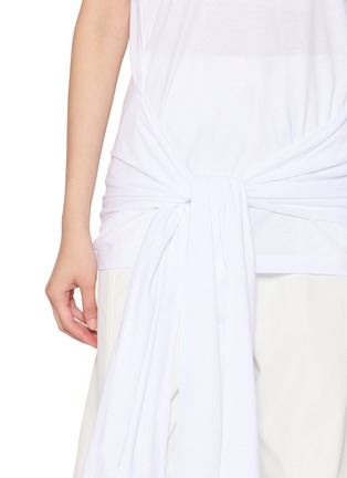  - TOTEME - Tie Waist Jersey T-Shirt
