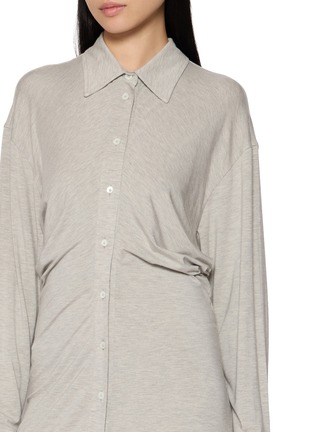  - TOTEME - Slouch Jersey Shirt Dress