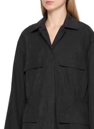  - TOTEME - Collared Drawstring Jacket