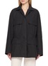 Main View - Click To Enlarge - TOTEME - Collared Drawstring Jacket