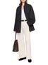 Figure View - Click To Enlarge - TOTEME - Collared Drawstring Jacket