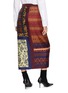 Back View - Click To Enlarge - DRIES VAN NOTEN - Foulard Wrap Maxi Skirt