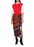 Figure View - Click To Enlarge - DRIES VAN NOTEN - Foulard Wrap Maxi Skirt