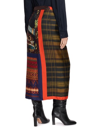 Back View - Click To Enlarge - DRIES VAN NOTEN - Foulard Wrap Maxi Skirt