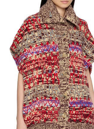  - DRIES VAN NOTEN - Teclar Spread Collar Cardigan
