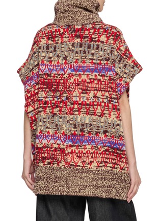 Back View - Click To Enlarge - DRIES VAN NOTEN - Teclar Spread Collar Cardigan