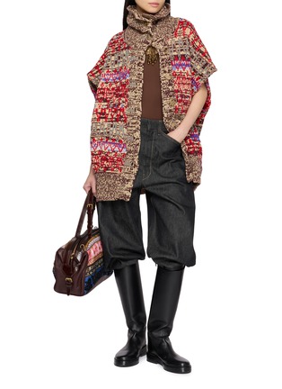 Figure View - Click To Enlarge - DRIES VAN NOTEN - Teclar Spread Collar Cardigan