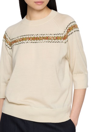  - DRIES VAN NOTEN - Beaded Intarsia Sweater