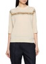 Main View - Click To Enlarge - DRIES VAN NOTEN - Beaded Intarsia Sweater