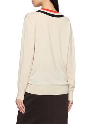 Back View - Click To Enlarge - DRIES VAN NOTEN - Tuamano V-Neck Sweater