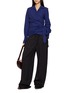 Figure View - Click To Enlarge - DRIES VAN NOTEN - Draped Front Fitted Wrap Shirt