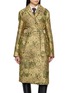 DRIES VAN NOTEN Belted Jacquard Coat