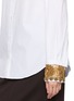  - DRIES VAN NOTEN - Chloris Tris Embellished Cuff Shirt