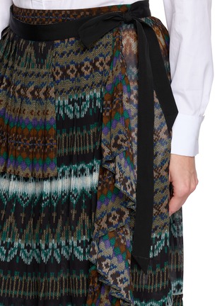  - DRIES VAN NOTEN - Irregular Pleated Wrap Skirt