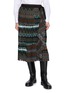 Main View - Click To Enlarge - DRIES VAN NOTEN - Irregular Pleated Wrap Skirt