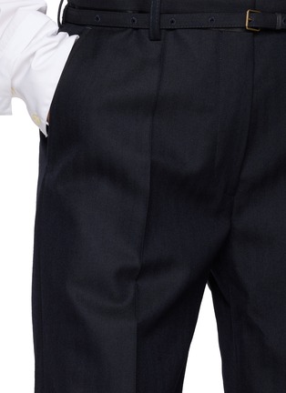  - DRIES VAN NOTEN - Thin Belt Tailored Pants