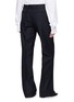 Back View - Click To Enlarge - DRIES VAN NOTEN - Thin Belt Tailored Pants