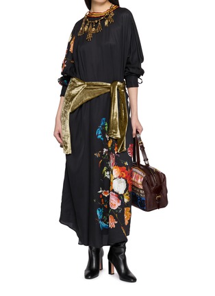 Figure View - Click To Enlarge - DRIES VAN NOTEN - Loose Caftan Shirt Dress