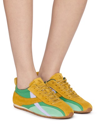 Figure View - Click To Enlarge - ALOHAS - TB.304 Nylon Suede Women's Sneakers