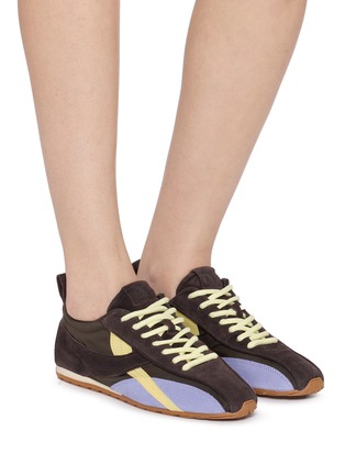 Figure View - Click To Enlarge - ALOHAS - TB.304 Nylon Suede Women's Sneakers