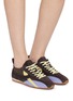 Figure View - Click To Enlarge - ALOHAS - TB.304 Nylon Suede Women's Sneakers