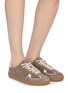 Figure View - Click To Enlarge - ALOHAS - TB.00 Barefoot Suede Women's Sneakers
