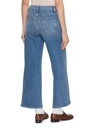 Back View - Click To Enlarge - FRAME - Pixie Le Slim Palazzo Stretch Jeans