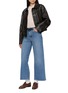 Figure View - Click To Enlarge - FRAME - Pixie Le Slim Palazzo Stretch Jeans