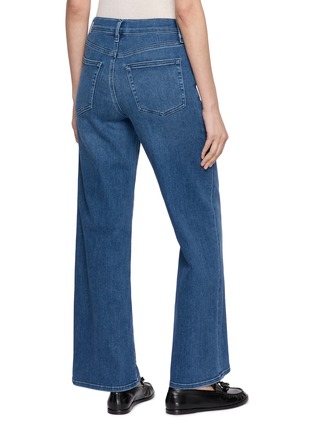 Back View - Click To Enlarge - FRAME - Le Slim Palazzo Denim Jeans