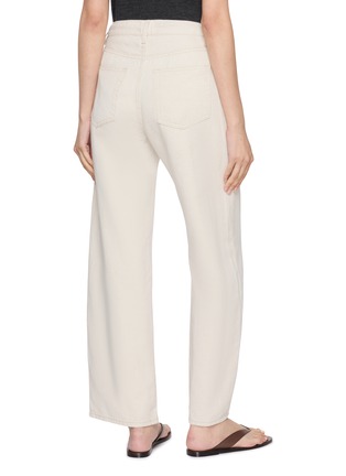Back View - Click To Enlarge - FRAME - Off Duty Drawstring Bow Jeans