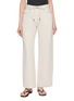 FRAME Off Duty Drawstring Bow Jeans