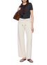 Figure View - Click To Enlarge - FRAME - Off Duty Drawstring Bow Jeans