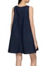 Back View - Click To Enlarge - FRAME - The Skipper Sleeveless A-Line Denim Dress