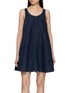 FRAME The Skipper Sleeveless A-Line Denim Dress