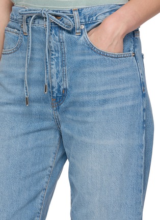  - FRAME - The Off Duty Drawstring Bow Denim Jeans