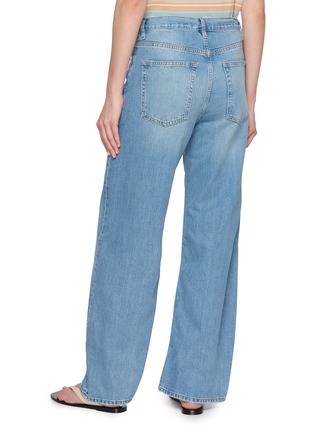 Back View - Click To Enlarge - FRAME - The Off Duty Drawstring Bow Denim Jeans