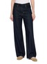 FRAME The Off Duty Drawstring Bow Denim Jeans