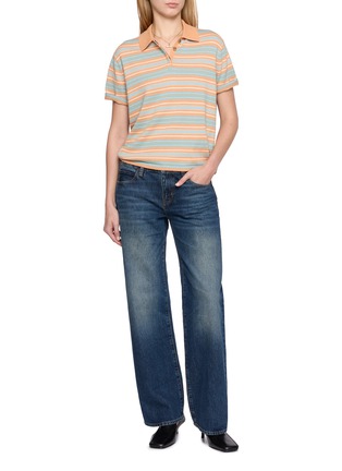 Figure View - Click To Enlarge - FRAME - The Saturday Washed Denim Jeans