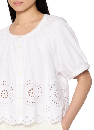  - FRAME - Eyelet Resort Shirt