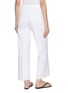 Back View - Click To Enlarge - FRAME - Le Slim Palazzo Cropped Stretch Jeans