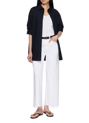 Figure View - Click To Enlarge - FRAME - Le Slim Palazzo Cropped Stretch Jeans