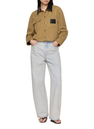 Figure View - Click To Enlarge - FRAME - The Bow Cotton Denim Jeans
