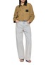 Figure View - Click To Enlarge - FRAME - The Bow Cotton Denim Jeans