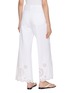 Back View - Click To Enlarge - FRAME - The Eyelet Flare Leg Cotton Jeans