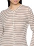  - THEORY - Stripe Cropped Cardigan