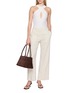 Figure View - Click To Enlarge - THEORY - Chequered Crunch Wide Leg Pants