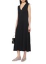 Figure View - Click To Enlarge - THEORY - Clinton Sleeveless V-Neck Knit Midi Dress