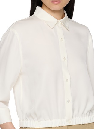 - THEORY - Admiral Crepe Elastic Hem Shirt