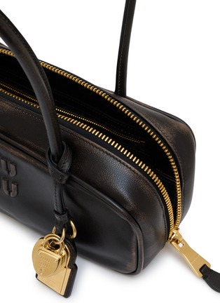 Detail View - Click To Enlarge - MIU MIU - Small Beau Leather Shoulder Bag