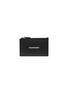 BALENCIAGA Logo Printed Leather Cardholder